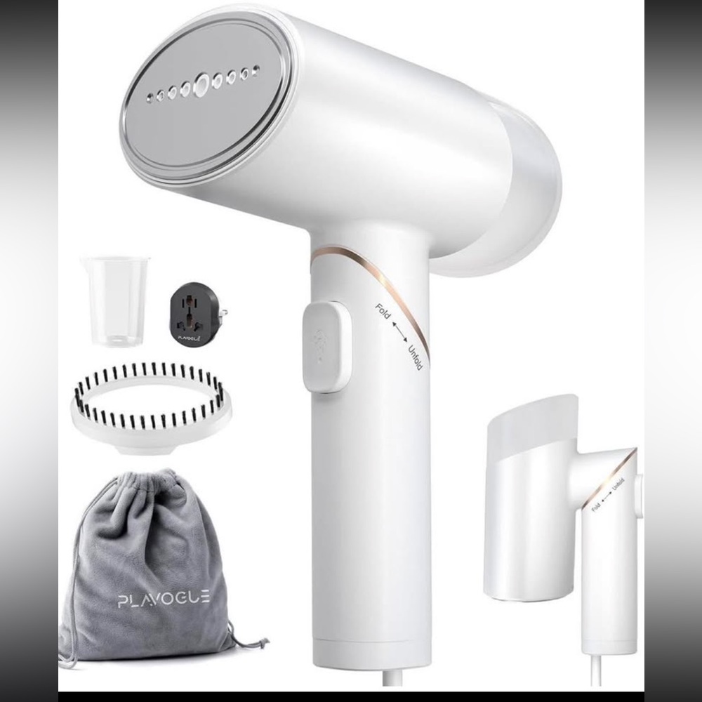 NIB Plavogue Travel Steamer for Clothes, 110-240V Dual Voltage Portable Steamer,